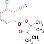 2-Chloro-6-(4,4,5,5-tetramethyl-1,3,2-dioxaborolan-2-yl)benzonitrile