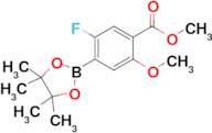 Methyl 5-fluoro-2-methoxy-4-(4,4,5,5-tetramethyl-1,3,2-dioxaborolan-2-yl)benzoate