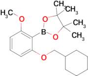 2-(2-(Cyclohexylmethoxy)-6-methoxyphenyl)-4,4,5,5-tetramethyl-1,3,2-dioxaborolane