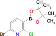 6-Bromo-2-chloro-3-(4,4,5,5-tetramethyl-1,3,2-dioxaborolan-2-yl)pyridine