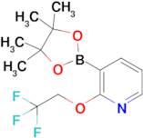 3-(4,4,5,5-Tetramethyl-1,3,2-dioxaborolan-2-yl)-2-(2,2,2-trifluoroethoxy)pyridine