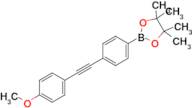 2-(4-((4-Methoxyphenyl)ethynyl)phenyl)-4,4,5,5-tetramethyl-1,3,2-dioxaborolane