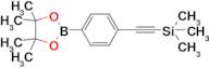Trimethyl((4-(4,4,5,5-tetramethyl-1,3,2-dioxaborolan-2-yl)phenyl)ethynyl)silane