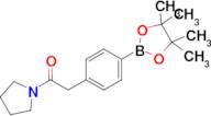 1-(Pyrrolidin-1-yl)-2-(4-(4,4,5,5-tetramethyl-1,3,2-dioxaborolan-2-yl)phenyl)ethan-1-one