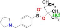 1-(4-(4,4,5,5-Tetramethyl-1,3,2-dioxaborolan-2-yl)benzyl)pyrrolidine hydrochloride