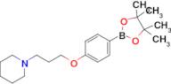 1-(3-(4-(4,4,5,5-Tetramethyl-1,3,2-dioxaborolan-2-yl)phenoxy)propyl)piperidine