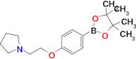 1-(2-(4-(4,4,5,5-Tetramethyl-1,3,2-dioxaborolan-2-yl)phenoxy)ethyl)pyrrolidine