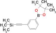 Trimethyl((3-(4,4,5,5-tetramethyl-1,3,2-dioxaborolan-2-yl)phenyl)ethynyl)silane