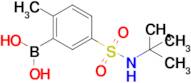 (5-(n-(Tert-butyl)sulfamoyl)-2-methylphenyl)boronic acid