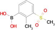 (2-Methyl-3-(methylsulfonyl)phenyl)boronic acid