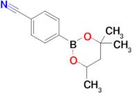 4-(4,4,6-Trimethyl-1,3,2-dioxaborinan-2-yl)benzonitrile