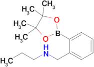 N-(2-(4,4,5,5-Tetramethyl-1,3,2-dioxaborolan-2-yl)benzyl)propan-1-amine
