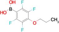 (2,3,5,6-Tetrafluoro-4-propoxyphenyl)boronic acid