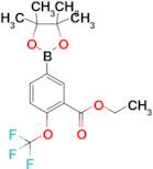 Ethyl 5-(4,4,5,5-tetramethyl-1,3,2-dioxaborolan-2-yl)-2-(trifluoromethoxy)benzoate