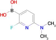 [6-(Dimethylamino)-2-fluoropyridin-3-yl]boronic acid