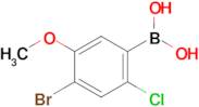 (4-Bromo-2-chloro-5-methoxyphenyl)boronic acid