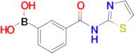 (3-(Thiazol-2-ylcarbamoyl)phenyl)boronic acid