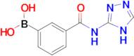 {3-[(4H-1,2,4-triazol-3-yl)carbamoyl]phenyl}boronic acid