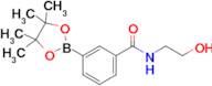 N-(2-Hydroxyethyl)-3-(4,4,5,5-tetramethyl-1,3,2-dioxaborolan-2-yl)benzamide