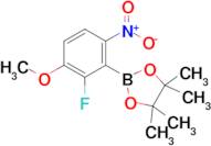 2-(2-Fluoro-3-methoxy-6-nitrophenyl)-4,4,5,5-tetramethyl-1,3,2-dioxaborolane