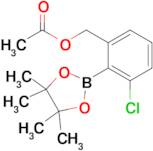 3-Chloro-2-(4,4,5,5-tetramethyl-1,3,2-dioxaborolan-2-yl)benzyl acetate