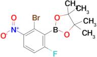 2-(2-Bromo-6-fluoro-3-nitrophenyl)-4,4,5,5-tetramethyl-1,3,2-dioxaborolane