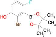 2-Bromo-4-fluoro-3-(4,4,5,5-tetramethyl-1,3,2-dioxaborolan-2-yl)phenol