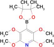 2,3,5,6-Tetramethoxy-4-(4,4,5,5-tetramethyl-1,3,2-dioxaborolan-2-yl)pyridine