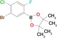 2-(5-Bromo-4-chloro-2-fluorophenyl)-4,4,5,5-tetramethyl-1,3,2-dioxaborolane