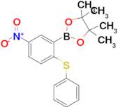 4,4,5,5-Tetramethyl-2-(5-nitro-2-(phenylthio)phenyl)-1,3,2-dioxaborolane