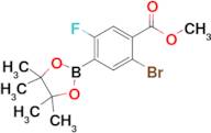 Methyl 2-bromo-5-fluoro-4-(4,4,5,5-tetramethyl-1,3,2-dioxaborolan-2-yl)benzoate