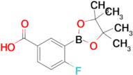 4-Fluoro-3-(4,4,5,5-tetramethyl-1,3,2-dioxaborolan-2-yl)benzoic acid