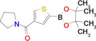 Pyrrolidin-1-yl(5-(4,4,5,5-tetramethyl-1,3,2-dioxaborolan-2-yl)thiophen-3-yl)methanone