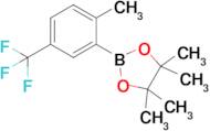 4,4,5,5-Tetramethyl-2-(2-methyl-5-(trifluoromethyl)phenyl)-1,3,2-dioxaborolane