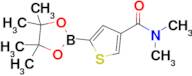 N,N-Dimethyl-5-(4,4,5,5-tetramethyl-1,3,2-dioxaborolan-2-yl)thiophene-3-carboxamide