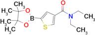 N,N-Diethyl-5-(4,4,5,5-tetramethyl-1,3,2-dioxaborolan-2-yl)thiophene-3-carboxamide