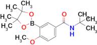 N-(tert-Butyl)-4-methoxy-3-(4,4,5,5-tetramethyl-1,3,2-dioxaborolan-2-yl)benzamide