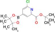 tert-Butyl 6-chloro-4-(4,4,5,5-tetramethyl-1,3,2-dioxaborolan-2-yl)picolinate