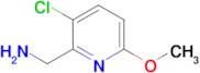 (3-Chloro-6-methoxypyridin-2-yl)methanamine