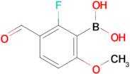 (2-Fluoro-3-formyl-6-methoxyphenyl)boronic acid