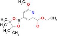 Ethyl 6-methoxy-4-(4,4,5,5-tetramethyl-1,3,2-dioxaborolan-2-yl)picolinate