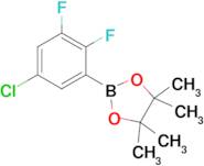 2-(5-Chloro-2,3-difluorophenyl)-4,4,5,5-tetramethyl-1,3,2-dioxaborolane