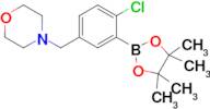 4-(4-Chloro-3-(4,4,5,5-tetramethyl-1,3,2-dioxaborolan-2-yl)benzyl)morpholine