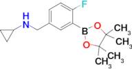 N-(4-Fluoro-3-(4,4,5,5-tetramethyl-1,3,2-dioxaborolan-2-yl)benzyl)cyclopropanamine