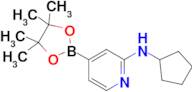 N-Cyclopentyl-4-(4,4,5,5-tetramethyl-1,3,2-dioxaborolan-2-yl)pyridin-2-amine
