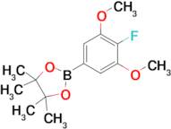 2-(4-Fluoro-3,5-dimethoxyphenyl)-4,4,5,5-tetramethyl-1,3,2-dioxaborolane