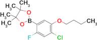 2-(5-Butoxy-4-chloro-2-fluorophenyl)-4,4,5,5-tetramethyl-1,3,2-dioxaborolane