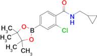 2-Chloro-N-(cyclopropylmethyl)-4-(4,4,5,5-tetramethyl-1,3,2-dioxaborolan-2-yl)benzamide