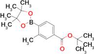 tert-Butyl 3-methyl-4-(4,4,5,5-tetramethyl-1,3,2-dioxaborolan-2-yl)benzoate