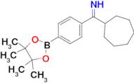 Cycloheptyl(4-(4,4,5,5-tetramethyl-1,3,2-dioxaborolan-2-yl)phenyl)methanimine